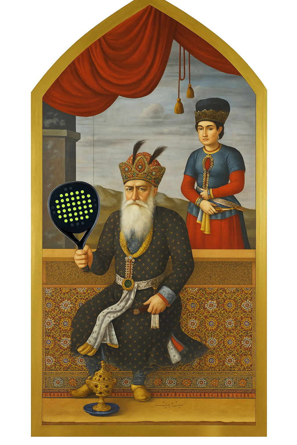 Iran Padel Artwork
